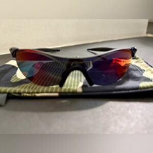 VTG 90s Oakley Zero .4 Cobalt Sunglasses Rare